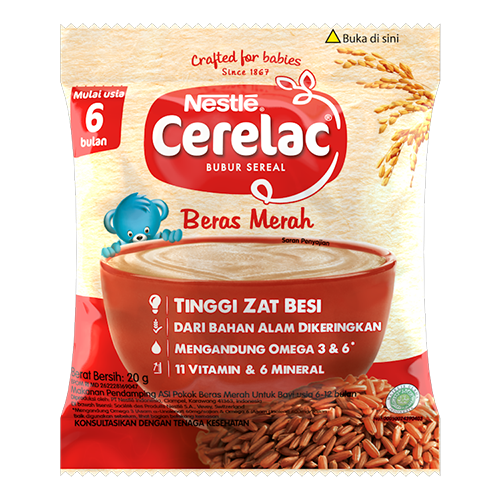 Bubur Sereal Beras Merah | Cerelac